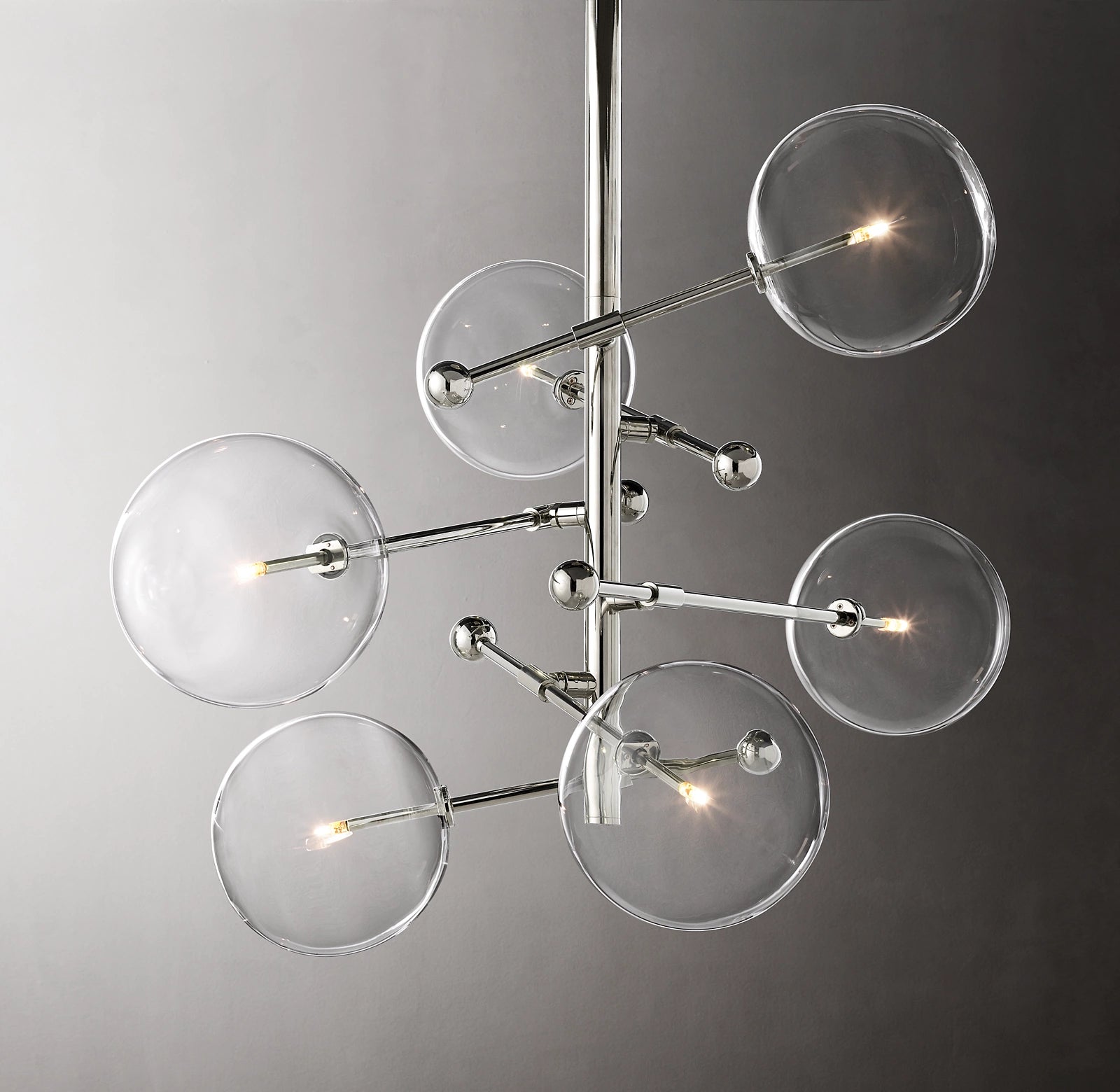 WOMO Sputnik Globe Glass Chandelier - Mobile