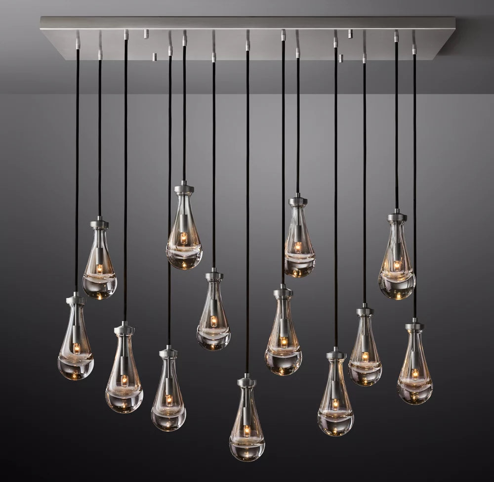 WOMO Raindrop Linear Chandelier – Ava