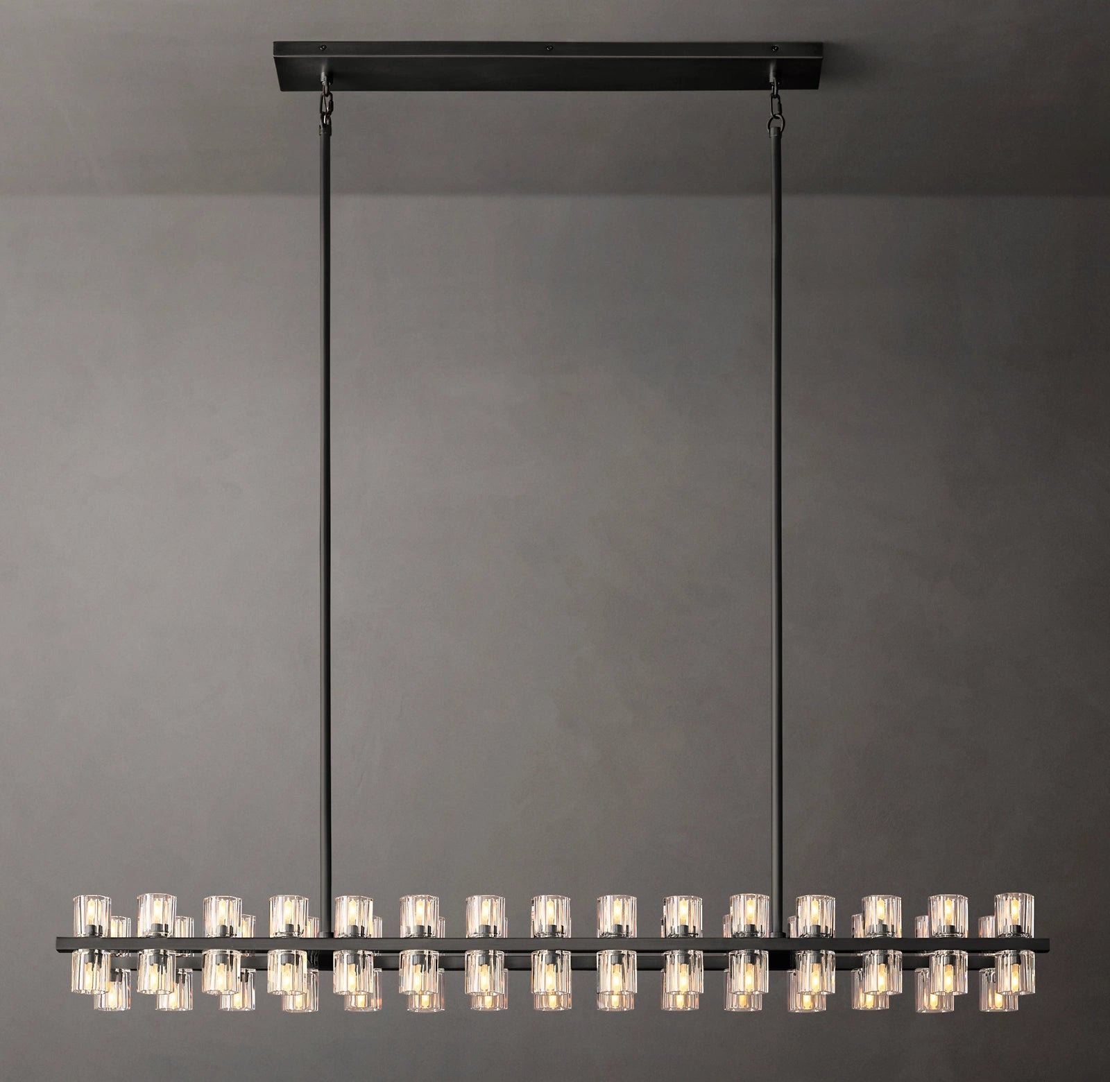 WOMO Hexagonal Crystal Linear Chandelier – Arcachon