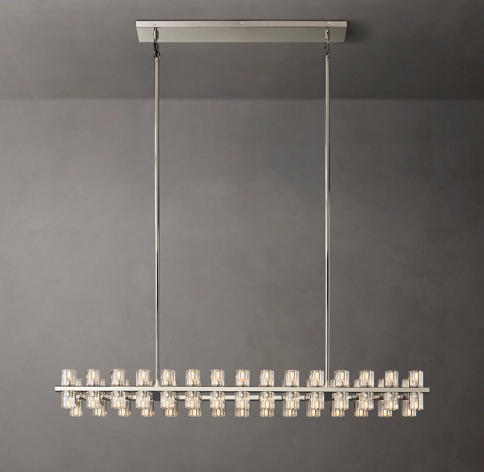 WOMO Hexagonal Crystal Linear Chandelier – Arcachon