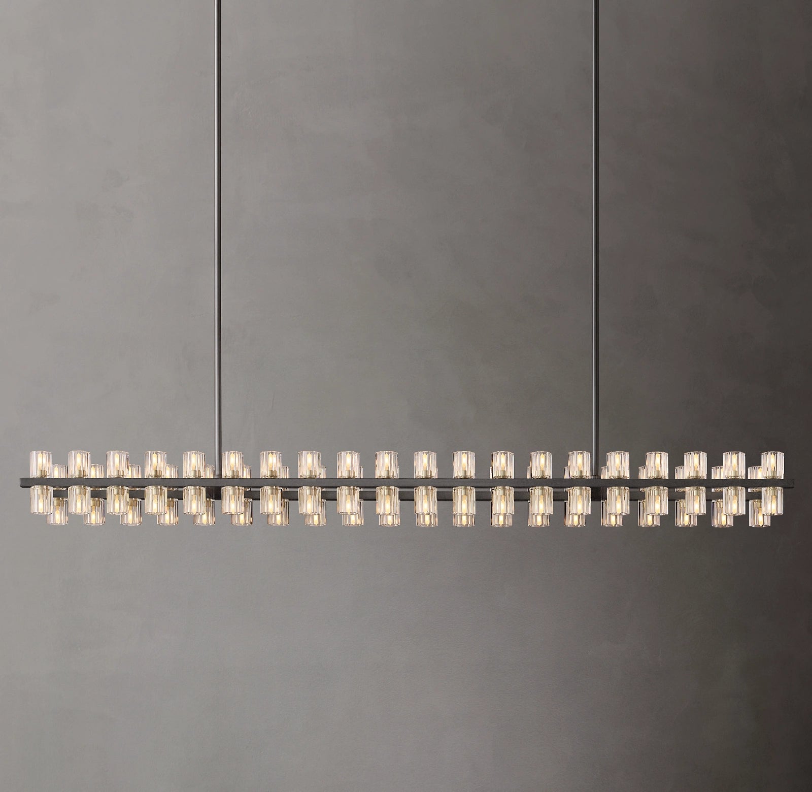WOMO Hexagonal Crystal Linear Chandelier – Arcachon
