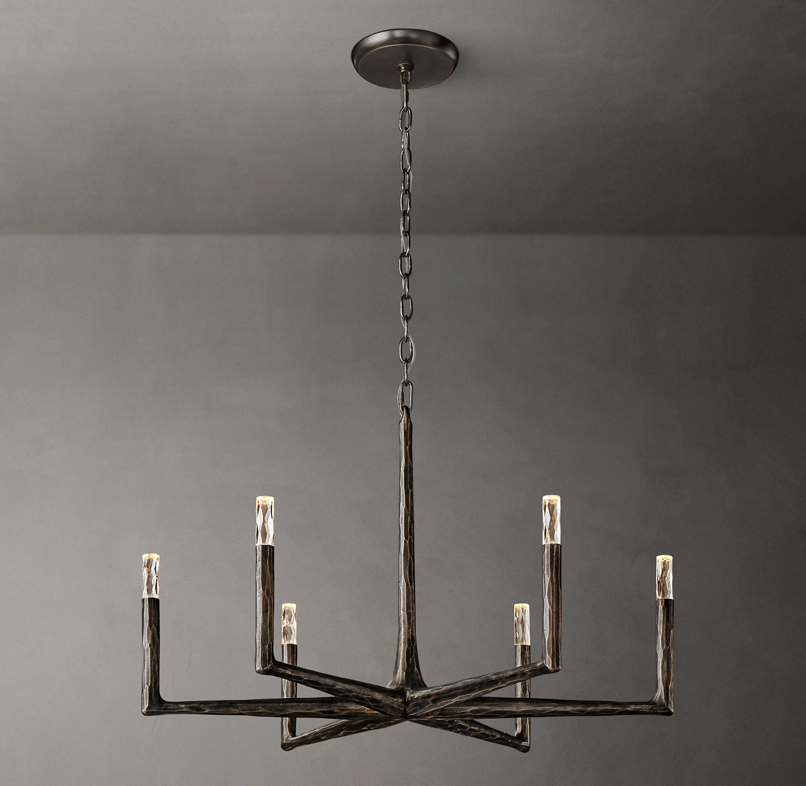 WOMO Forged Candlestick Chandelier - Thaddeus