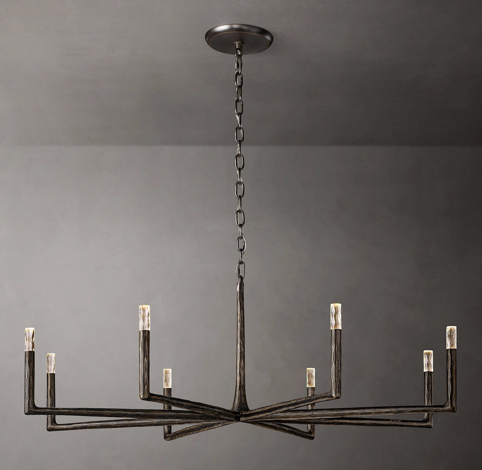 WOMO Forged Candlestick Chandelier - Thaddeus