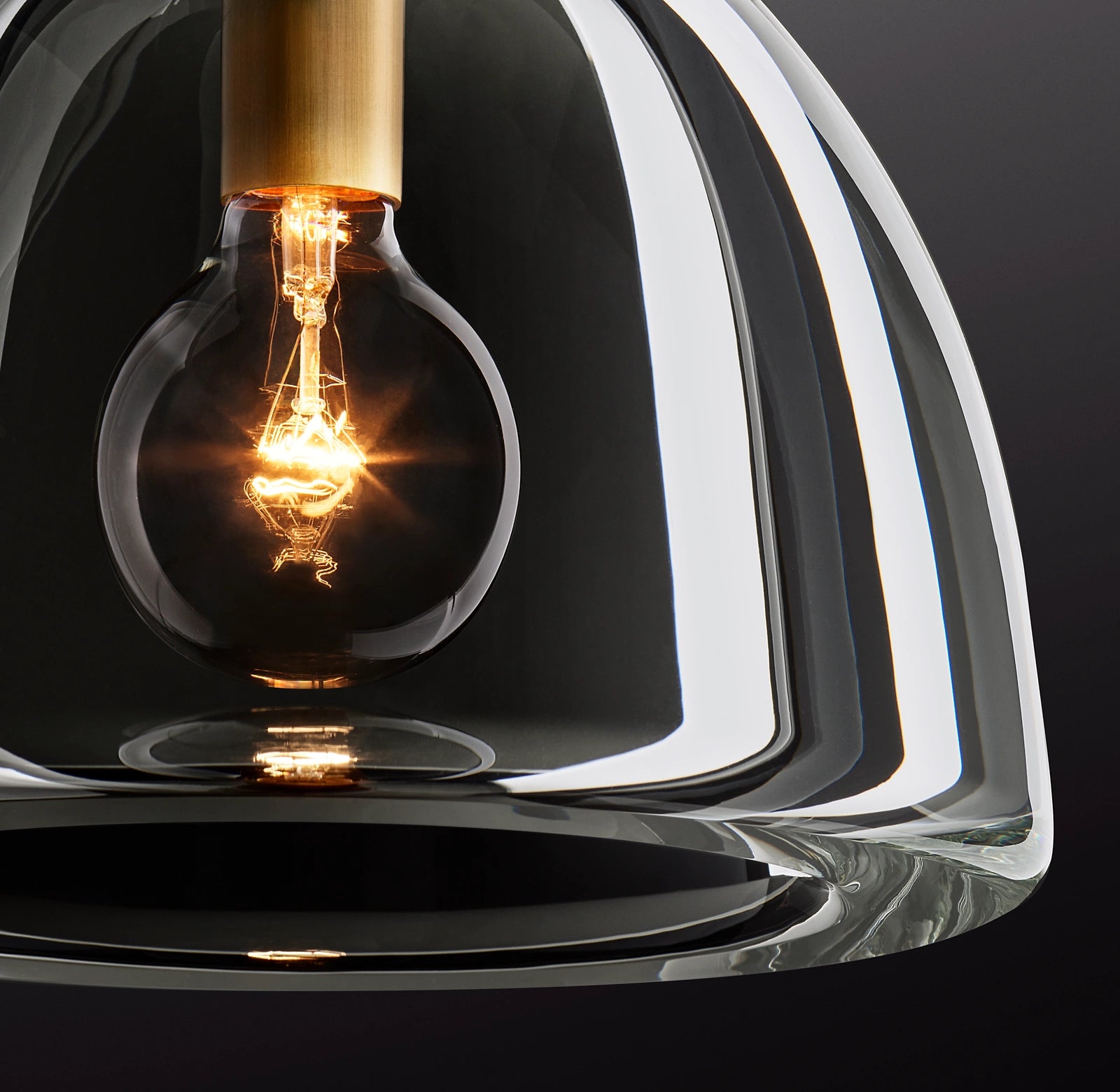 WOMO Dome Crystal Pendant Light - Botanist