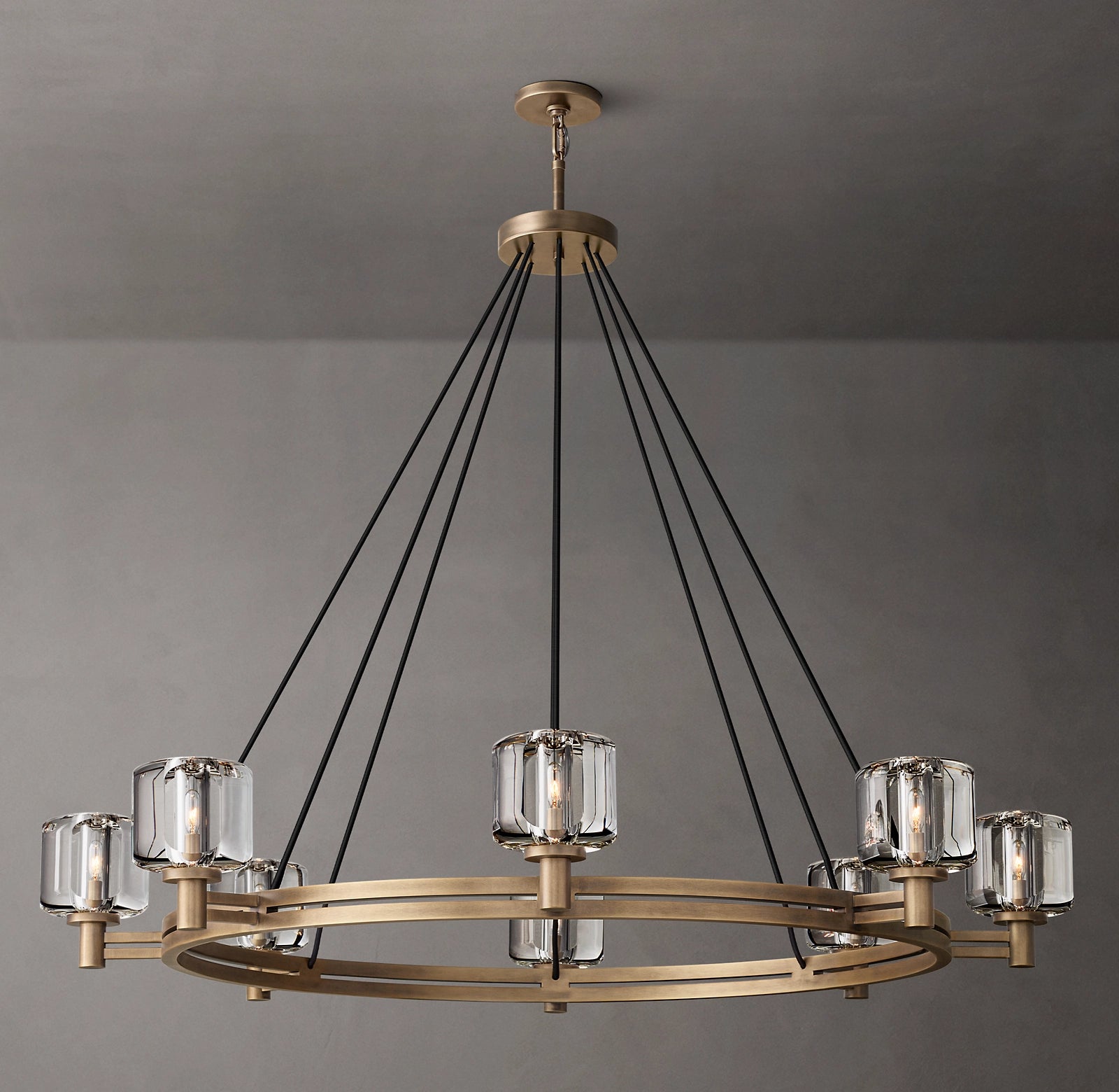 WOMO Crystal Round Candle Chandelier - Demaret