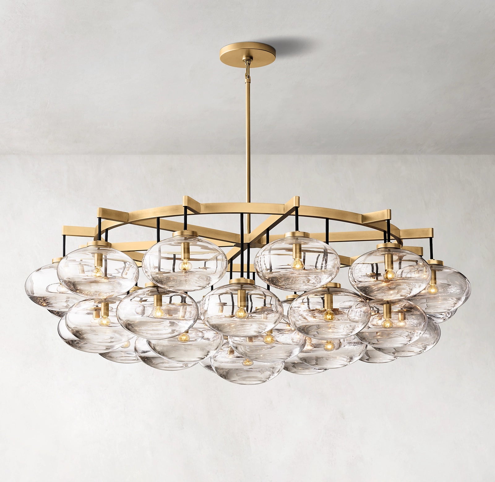 WOMO Globe Glass Cluster Chandelier - Cabrette