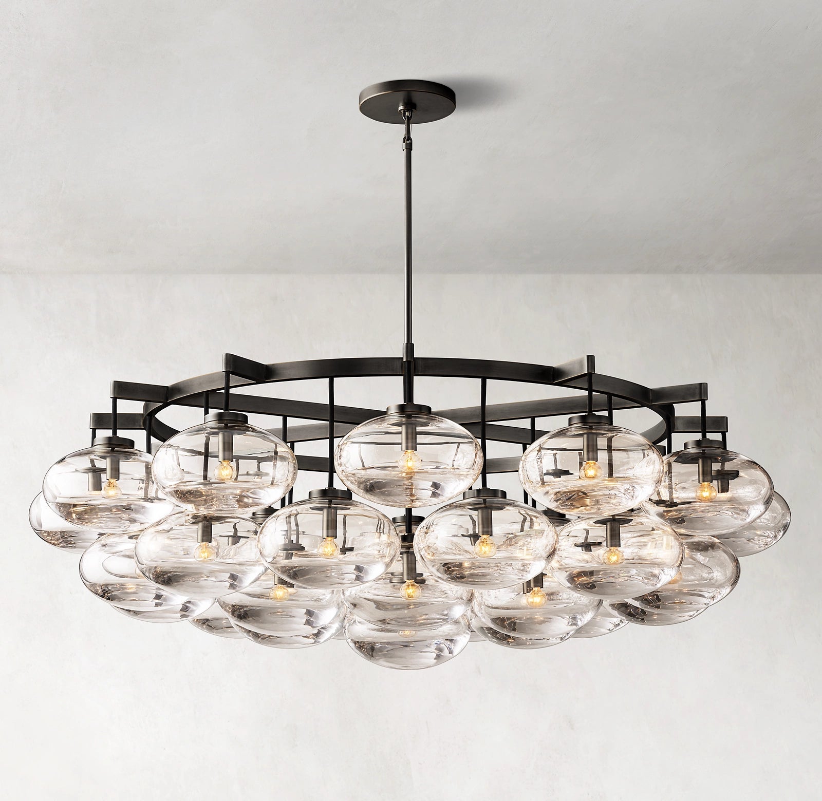 WOMO Globe Glass Cluster Chandelier - Cabrette