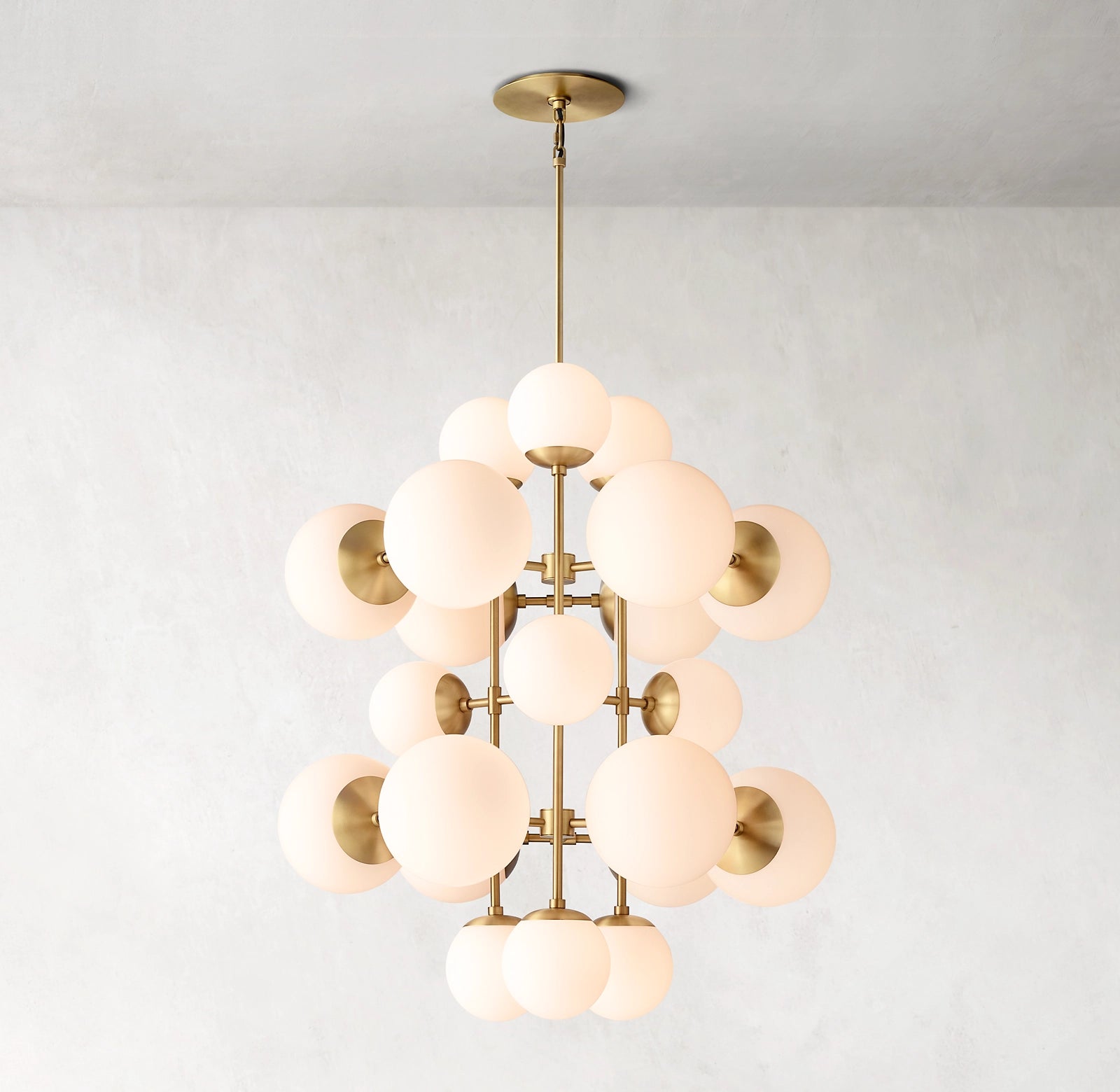 WOMO Alabaster Bubble Chandelier - Cirque