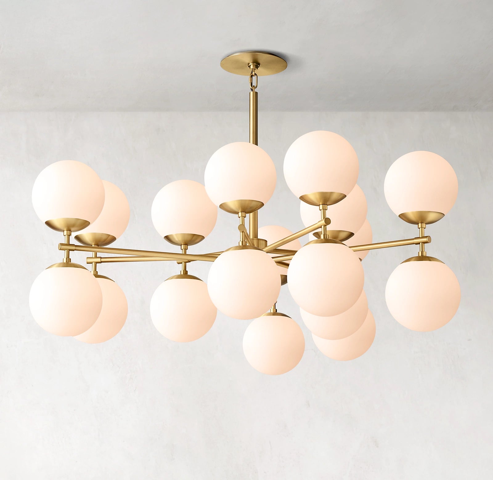 WOMO Alabaster Bubble Chandelier - Cirque