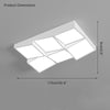 WOMO Square/Scalloped Flush Mount Ceiling Light-WM1079 thumbnail