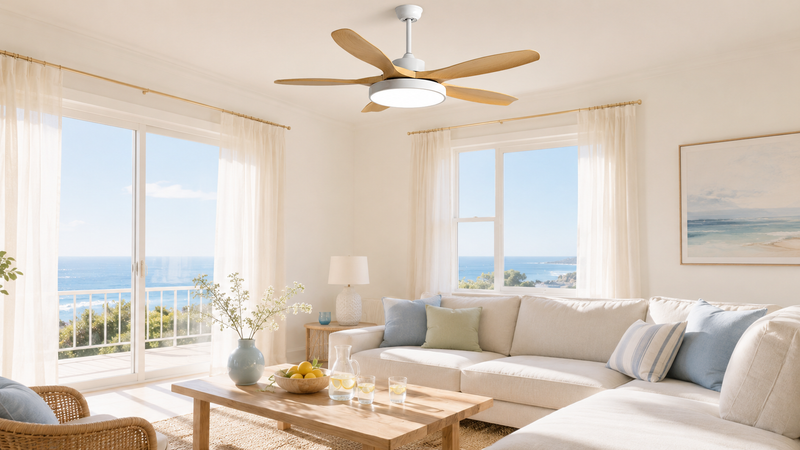 Refresh Your Summer Home with a Ceiling Fan Light