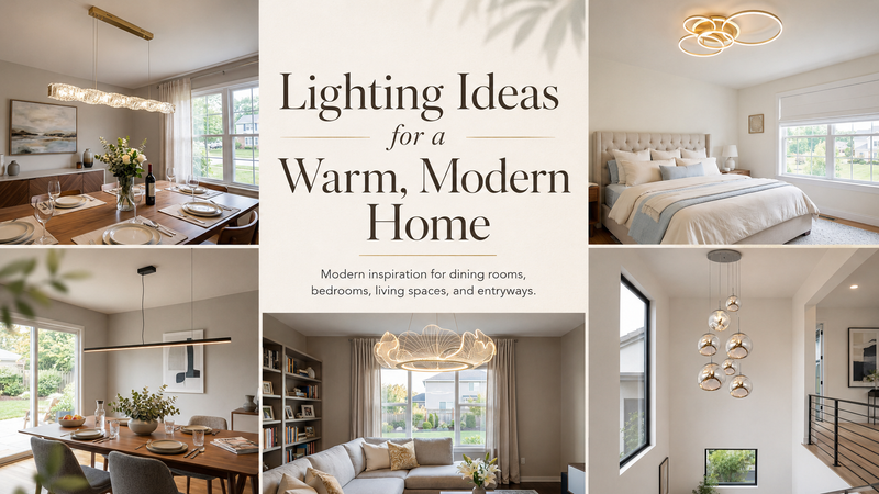 Lighting Ideas for a Warm, Modern Home