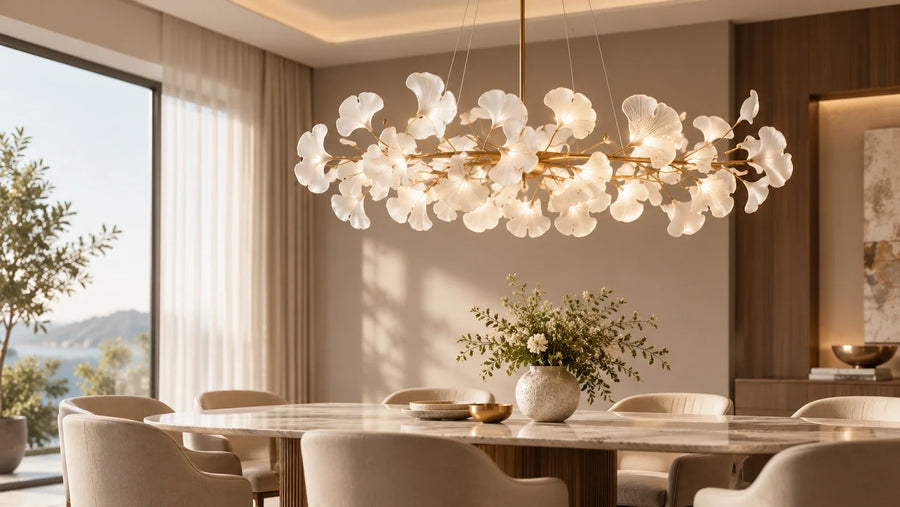 Ginkgo Chandelier Buying Guide: How to Choose the Right Size, Shape, and Material