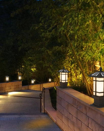 WOMO Square Outdoor Pillar Light-WM9063