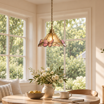 WOMO Butterfly Glass Cone Pendant Light - WM3138