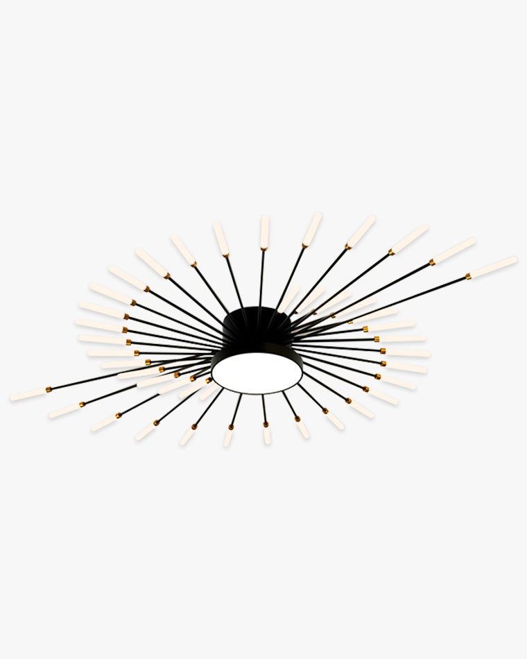 WOMO Firework Sunburst Flush Mount Ceiling Light-WM1001