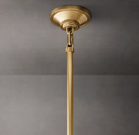 WOMO 10 Inch Ribbed Glass Dome Pendant Light - Machinist