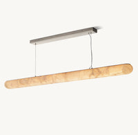 WOMO Lisse Linear Alabaster Chandelier - Rivage