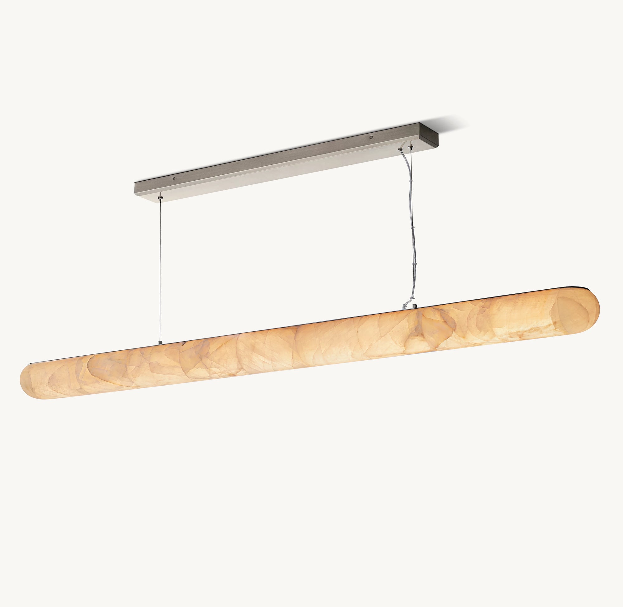 WOMO Lisse Linear Alabaster Chandelier - Rivage