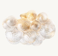 WOMO Glass bubble Flush Mount Ceiling Light- Talia