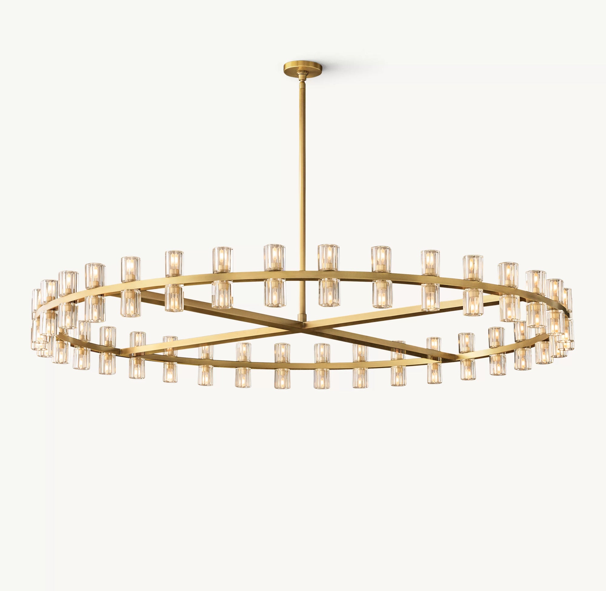 WOMO Hexagonal Crystal Round Chandelier – Arcachon