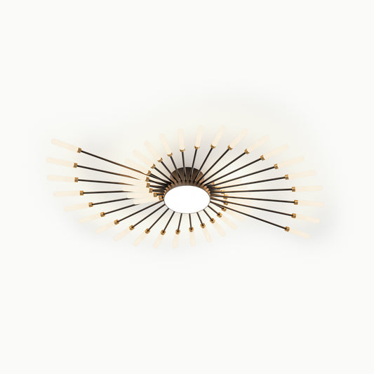 WOMO Firework Sunburst Flush Mount Ceiling Light-WM1001