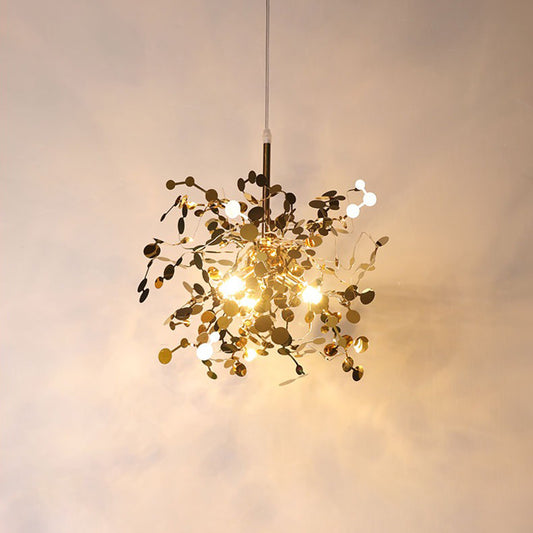 WOMO Argent/Gold Cloud Multi Pendant Chandelier-WM2042