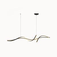 WOMO Black Spiral Led Pendant Light-WM2299
