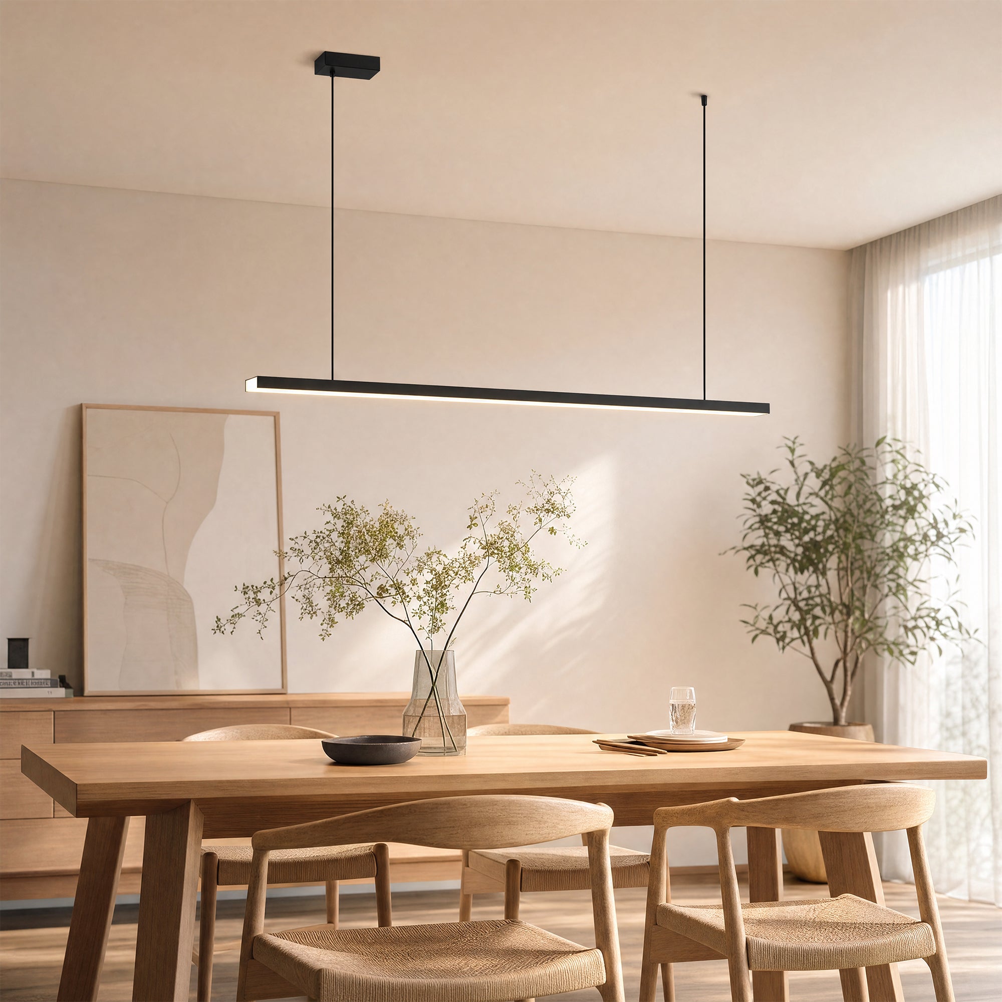 WOMO Extra Long Linear Pendant Light-WM2011