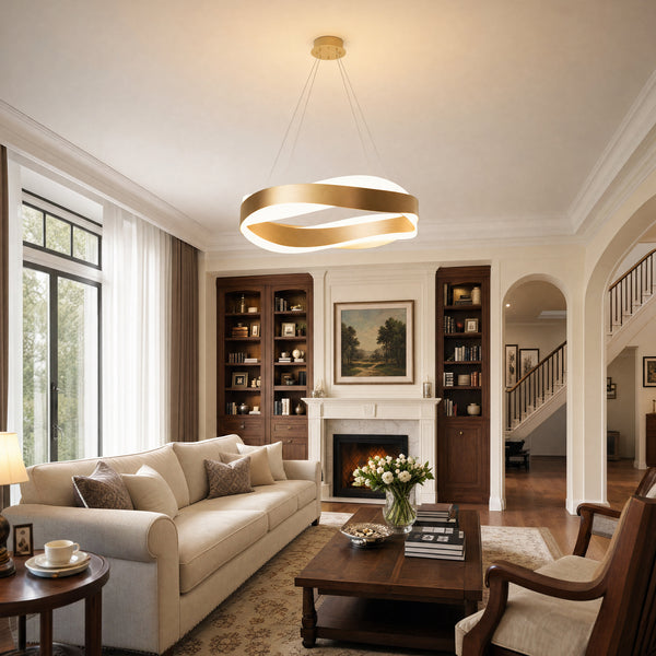 WOMO Wave Circular LED Chandelier-WM2195