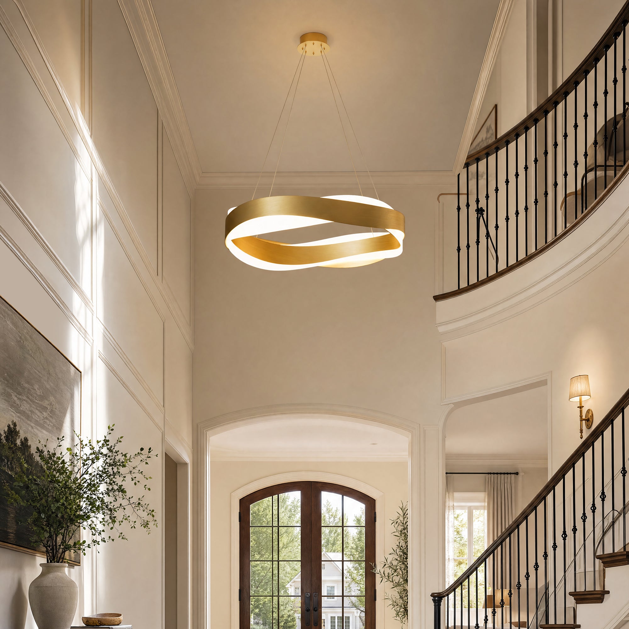WOMO Wave Circular LED Chandelier-WM2195
