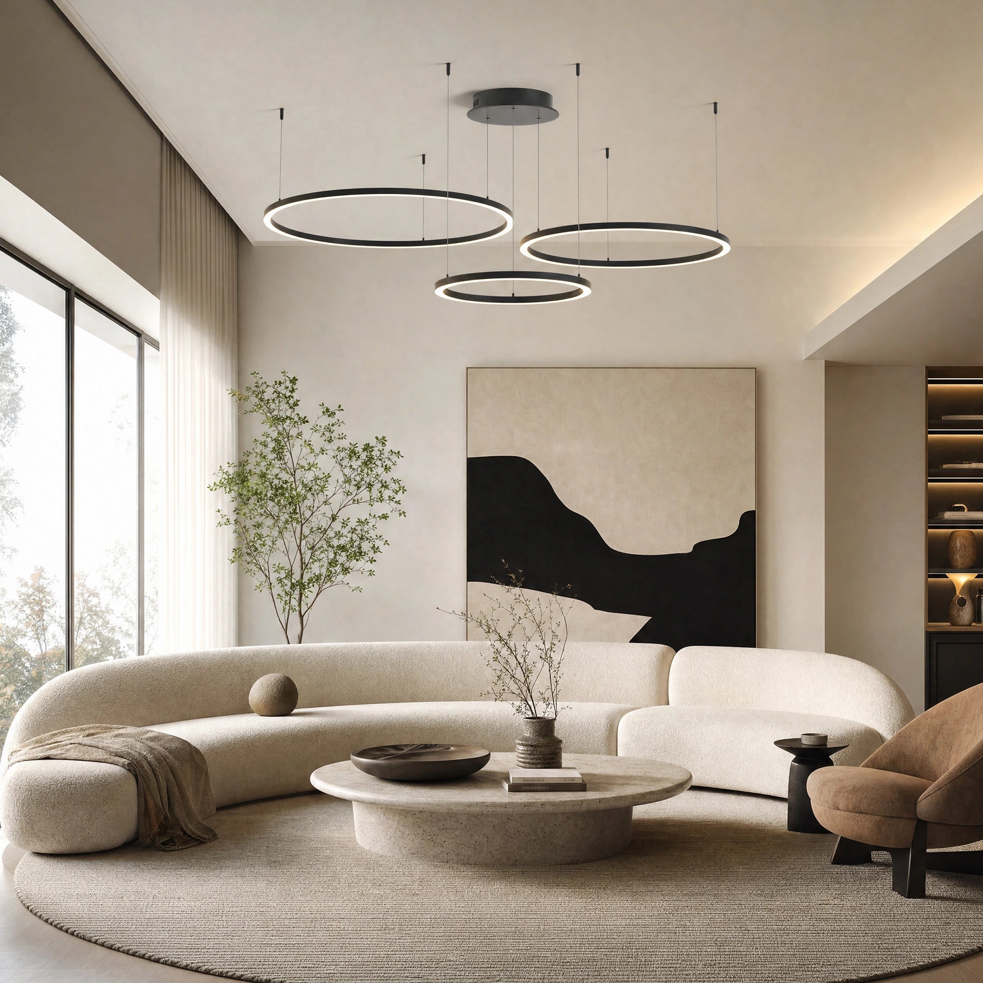 WOMO Multi LED Ring Chandelier-WM2003
