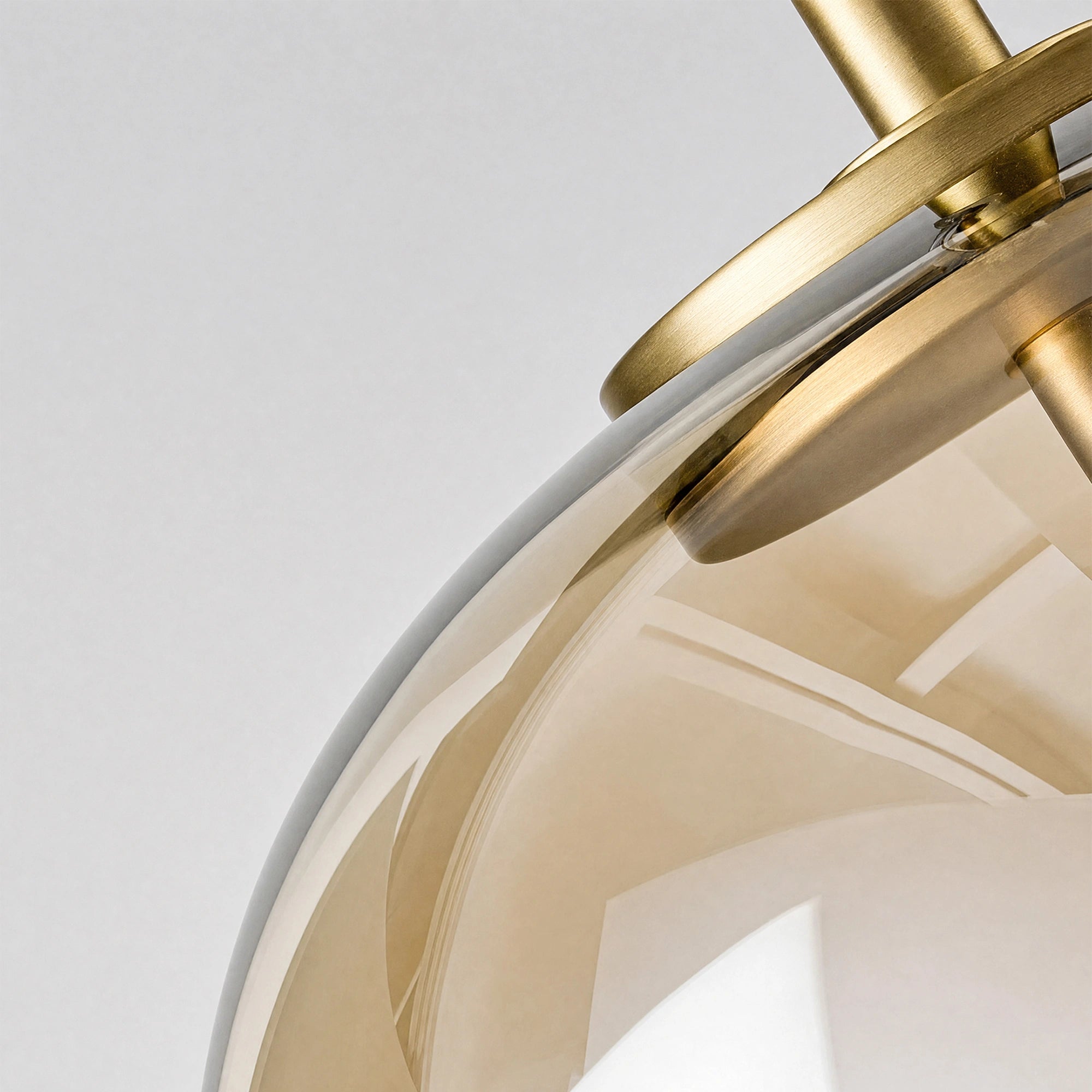 WOMO Drum Blown Glass Pendant Light-WM2145