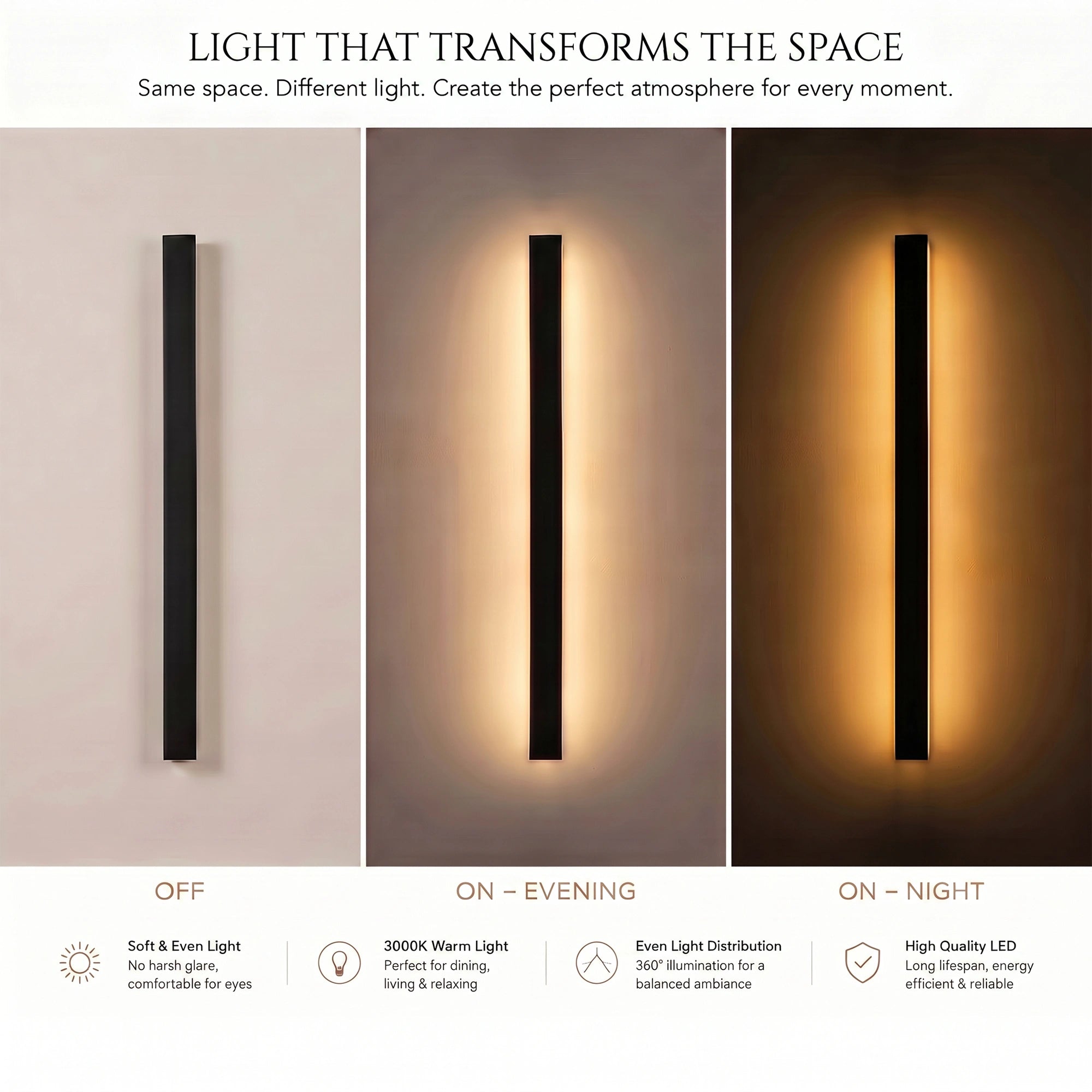 WOMO Outdoor Linear Light wall-WM9000