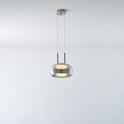 WOMO Round Smoked Glass Pendant Light-WM2322