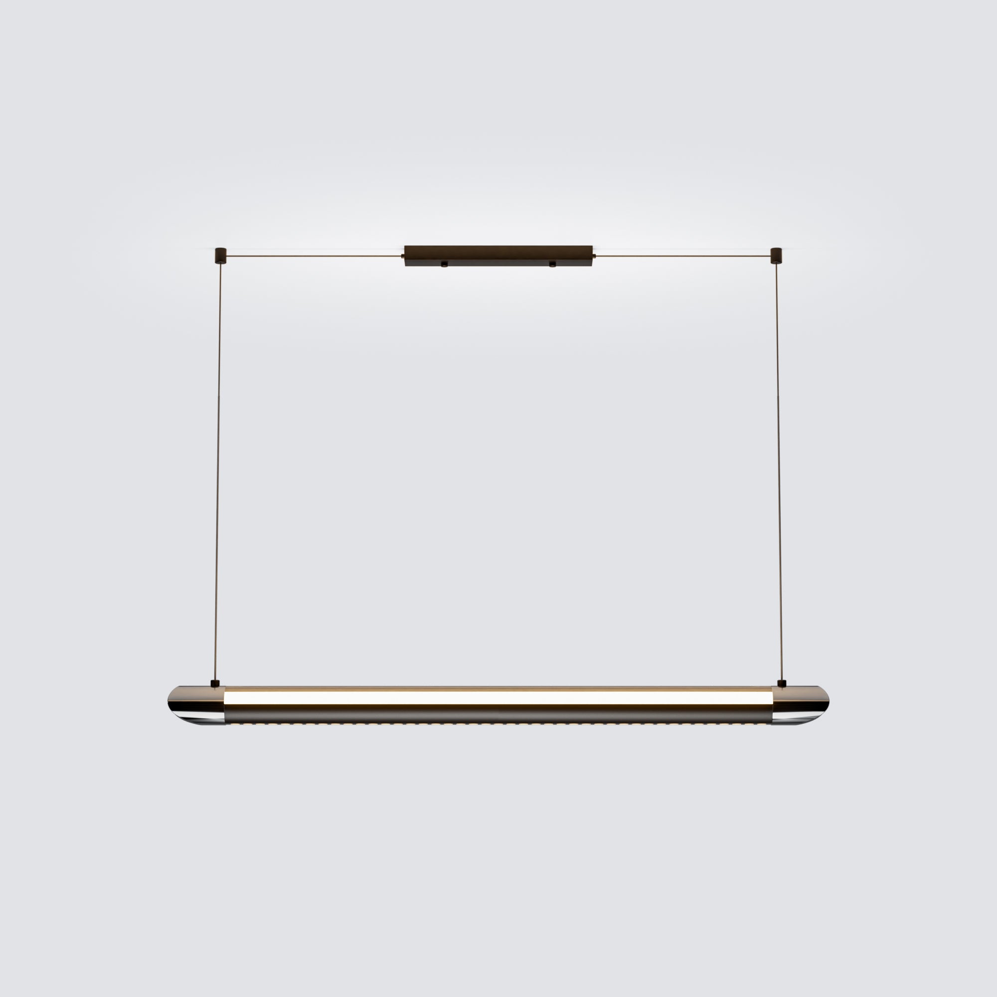 WOMO Black Linear Pendant Light - WM3225