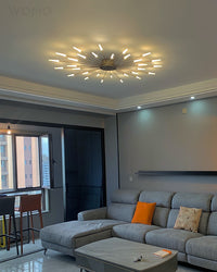 WOMO Firework Starburst Flush Mount Ceiling Light-WM1000