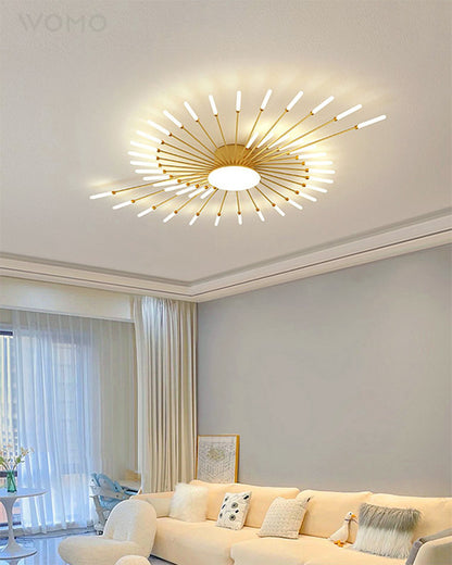 WOMO Fireworks Swirl Ceiling Light-WM1001