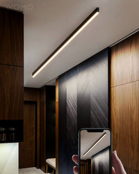 WOMO Dimmable Linear Flush Mount Ceiling Light-WM1003
