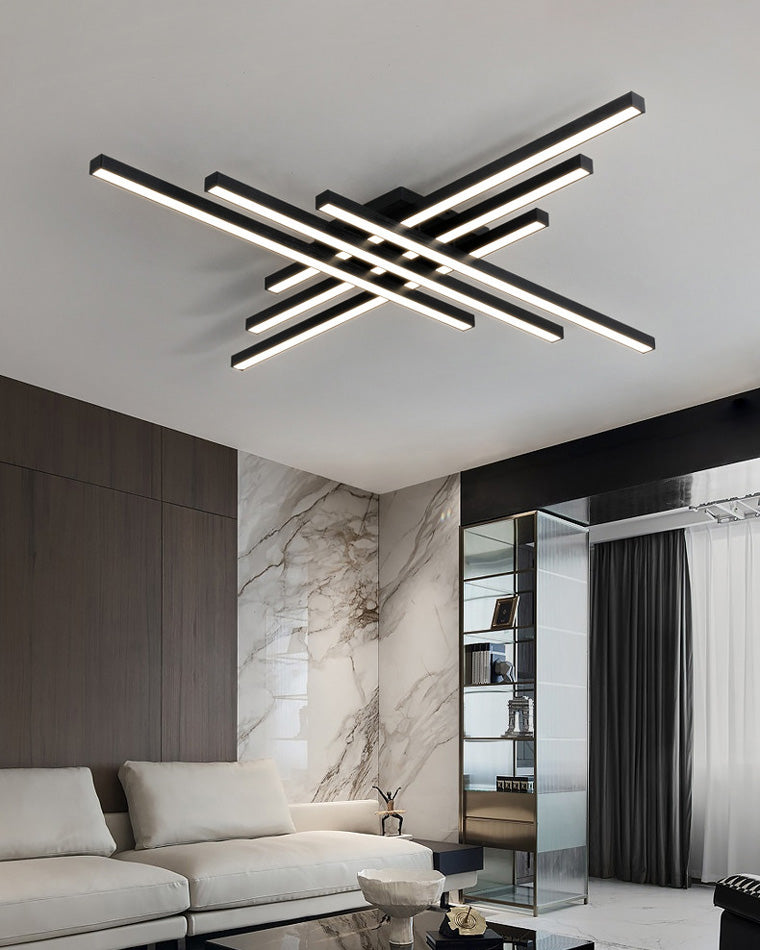 WOMO Grid Integrated Led Flush Mount Ceiling Light-WM1004