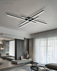 WOMO Simple Low Profile Flush Mount Ceiling Light-WM1004