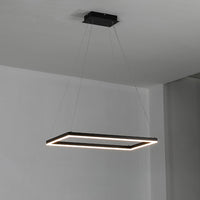WOMO Tiered Rectangular LED Chandelier-WM2120