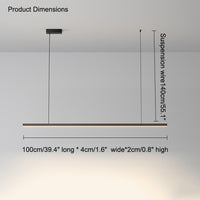 WOMO Extra Long Linear Pendant Light-WM2011