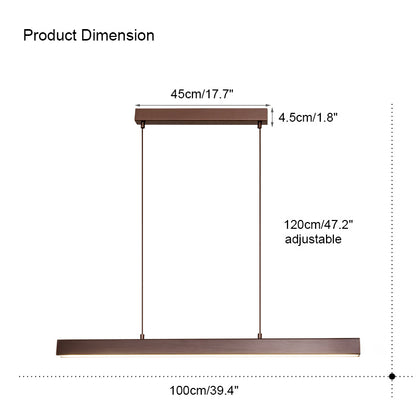 WOMO Wireless Linear Pendant Light for Kitchen-WM2002