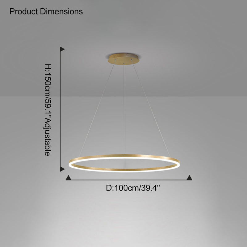 WOMO Ring Pendant Light-WM2030