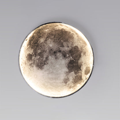 WOMO Moon/Earth Round Wall Sconce-WM6102