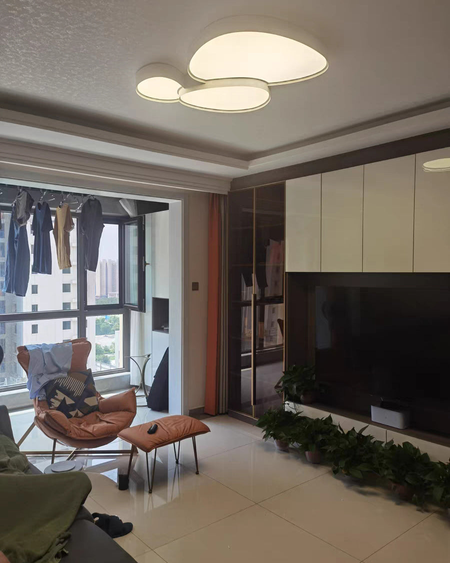 WOMO Modern Low Profile Flush Mount Ceiling Light-WM1010