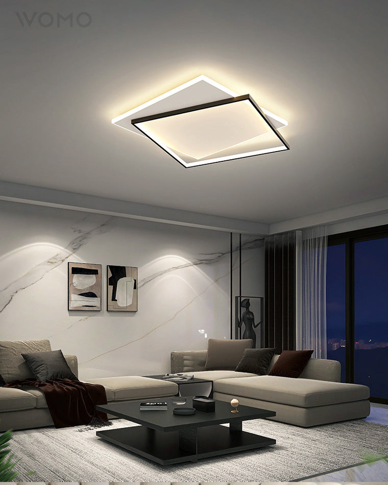 WOMO Flat Square Ceiling Light-WM1011