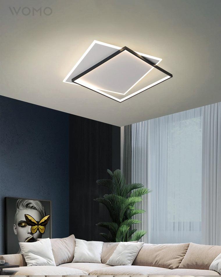 WOMO Flat Square Ceiling Light-WM1011