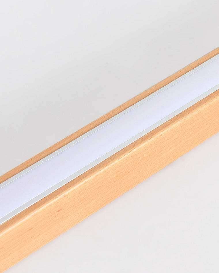 WOMO Long Linear Wood Ceiling Light-WM1012